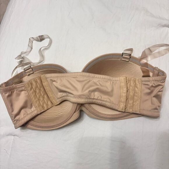 CALVIN KLEIN Underwire Padded Medium B-Cup Everyday Intimates Women's Tan Bra - Picture 2 of 2